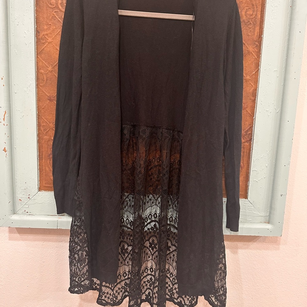 2 for $20! LC Lauren Conrad Classic Black Sweater